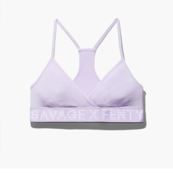 Savage X Fenty Purple Lavender Check’d Out Sunday Lounger Set - Picture 8 of 11